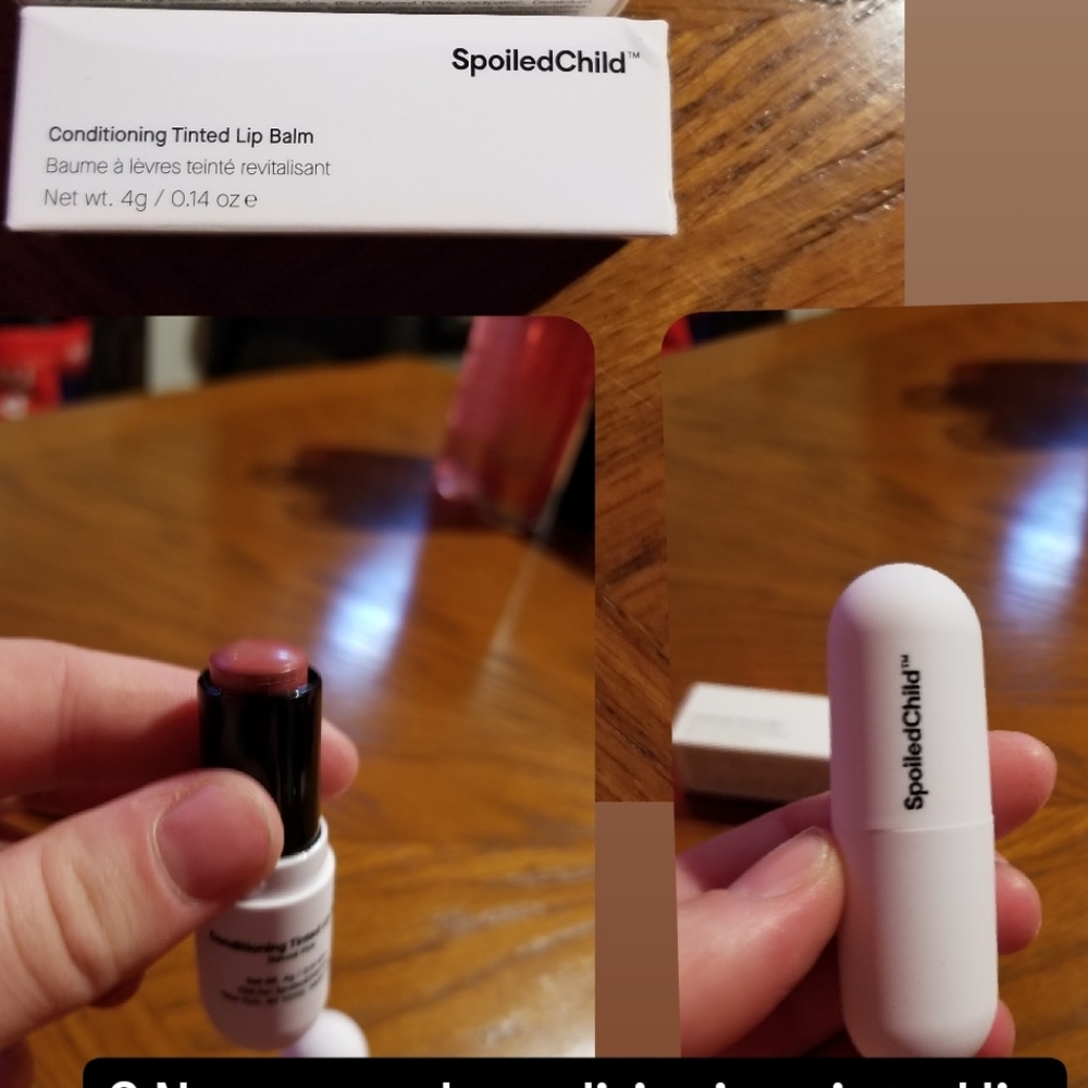 Spoiled child conditioning tinted lip balm